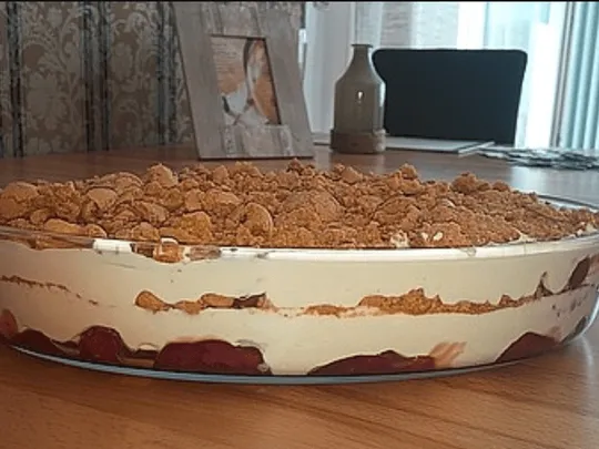 Baileys-Schichtdessert im Glas