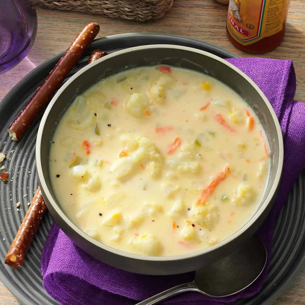 Cremige Blumenkohlsuppe