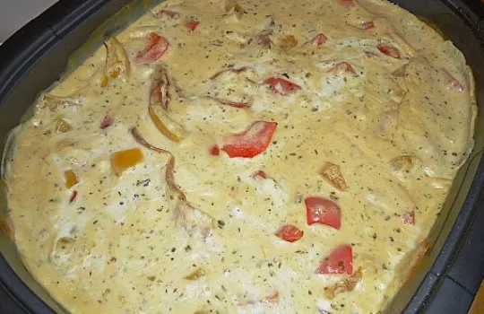 Frischkäse-Hähnchen aus dem Ofen