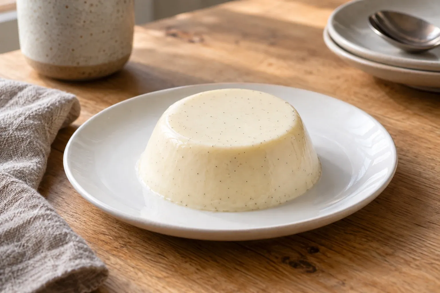 Panna cotta mit Vanille