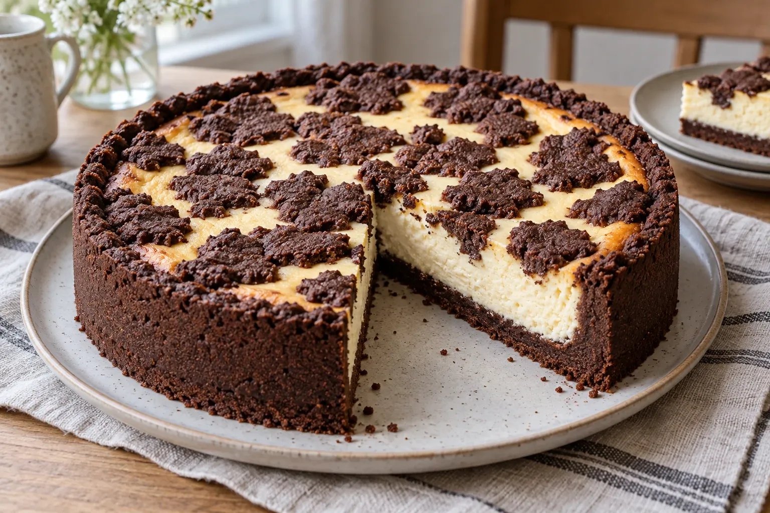 KI-Illustration: Russischer Zupfkuchen