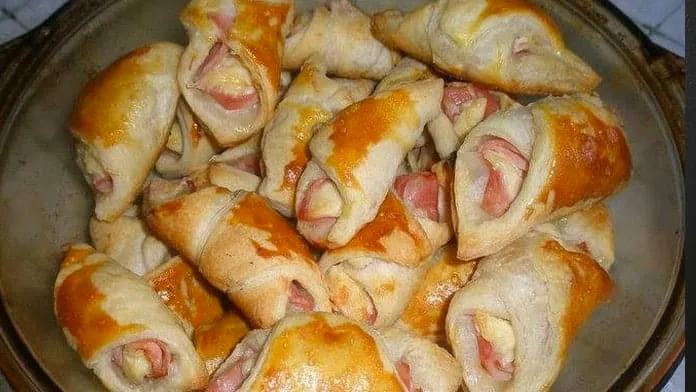 Schinken-Käse-Hörnchen