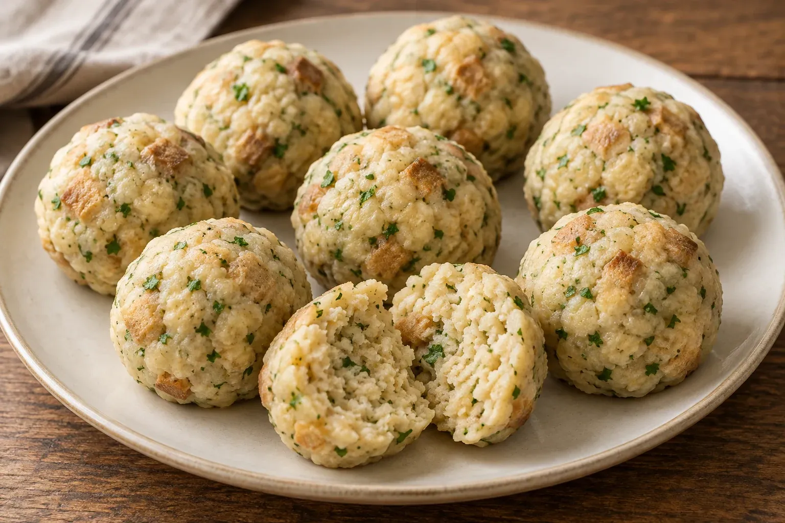 KI-Illustration: Semmelknödel