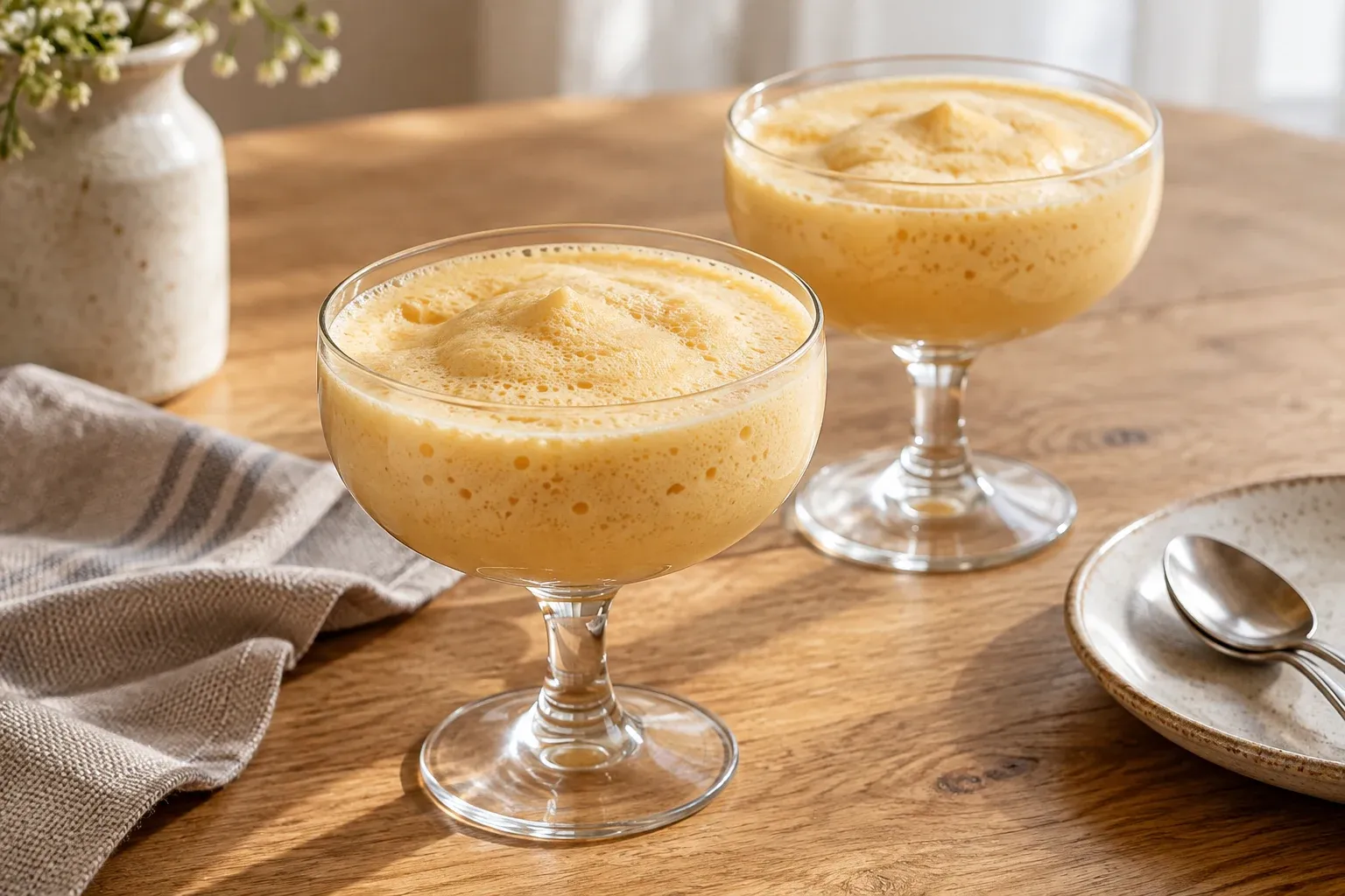 Zabaione mit Apfelsaft
